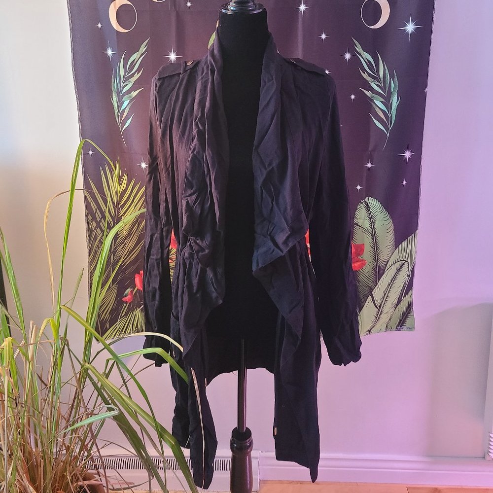 Black and gold blazer|tunic